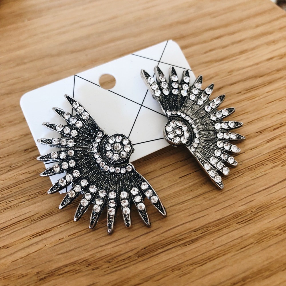 Silver Statement Earrings